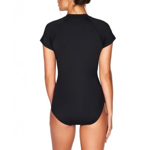 NWOT SEA LEVEL Front Zip One-Piece Swimsuit - Picture 3 of 8